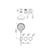 Serenity Progressive Shower System with Marquina Black Handle and Serenity Hand Shower Brushed Gold [309388]