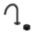 Serenity Progressive Basin Mixer Arc Spout with Marquina Black Handle Gunmetal [309309]