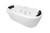 Mintori Freestanding Contour 14-Jet Spa Bath 1790mm White [122328]
