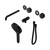 Serenity Progressive Shower System with Spout with Metal Handle and Serenity Hand Shower Trim Kit Only Matte Black [311274]
