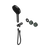 Serenity Progressive Shower System with Verde Alpi Handle and Serenity Hand Shower Trim Kit Only Gunmetal [311169]