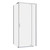 Trinidad Shower Screen (only) Square 840mm x 840mm Chrome [124055]