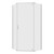 Trinidad Shower Screen (only) Angled  957mm x 957mm Chrome [124056]