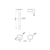 Serenity Progressive Wall Basin Mixer 220mm Spout with Metal Handle Trim Kit Only Matte Black [311263]