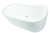 Cool Freestanding Bath 1500mm White [126221]