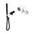 Serenity Progressive Shower System with Arabescato Corchia Handle and Slim Shower Trim Kit Only Matte Black [311458]