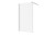 M-Series Wall Mount Fixed Shower Screen Panel Clear Glass/Chrome Fittings 860mm x 2000mm [131371]