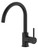 Projix Sink Mixer Gooseneck Black LF [201028]