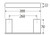Tono Single Towel Rail 300mm Brushed Nickel [311561]
