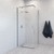 Cascade Semi-Frameless Pivot Shower Screen 1200mm Chrome [133801]
