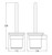 Empire Slim Toilet Brush & Holder Brushed Copper [311588]