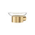 Empire Slim Glass Soap Dish Urban Brass [311616]