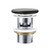 Pop-Up 32mm x 70mm Overflow Basin Waste Matte Black Flat Ceramic Cap [311578]