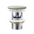 Pop-Up 32mm x 70mm Overflow Basin Waste Matte Olive Flat Ceramic Cap [311590]