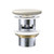 Pop-Up 32mm x 70mm Overflow Basin Waste Matte Khaki Flat Ceramic Cap [311593]
