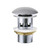 Pop-Up 32mm x 70mm Overflow Basin Waste Matte Light Grey Domed Ceramic Cap [311580]