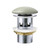 Pop-Up 32mm x 70mm Overflow Basin Waste Matte Olive Domed Ceramic Cap [311598]