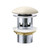 Pop-Up 32mm x 70mm Overflow Basin Waste Matte Khaki Domed Ceramic Cap [311570]
