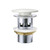 Pop-Up 32mm x 70mm Overflow Basin Waste Matte White Solid Surface Cap [311585]