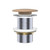 Pop-Up 32mm x 70mm Non-Overflow Basin Waste Dusk Domed Solid Surface Cap [311584]