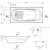 Recline II Rectangle Bath 1510mm White [134171]