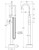 Empire Slim Floor Mounted Bath Mixer with Hand Shower Chrome [313502]