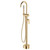 Empire Slim Floor Mounted Bath Mixer with Hand Shower Urban Brass [313500]