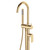 Empire Slim Floor Mounted Bath Mixer with Hand Shower Urban Brass [313500]