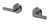 Vivid Slimline Plus Lever Wall Top Assemblies 15mm Extended Spindles Brushed Carbon [300617]