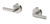 Vivid Slimline Plus Lever Wall Top Assemblies 15mm Extended Spindles Brushed Nickel [300623]