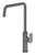 Mekko Sink Mixer 190mm Squareline Brushed Carbon Lead Free [311046]