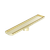 Tile Insert V Channel 600 x 106mm Floor Grate 80mm Outlet Brushed Gold [313765]