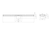 Tile Insert V Channel 600 x 106mm Floor Grate 80mm Outlet Brushed Nickel [313668]