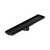 Tile Insert V Channel 600 x 106mm Floor Grate 80mm Outlet Matte Black [313654]