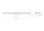 Tile Insert V Channel 1200 x 106mm Floor Grate 80mm Outlet Brushed Nickel [313695]