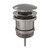 Universal Basin Waste 32/40mm Dome Pop Up Pull Out Brushed Nickel [313470]