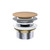 Pull Out Pop Up Bath Waste 40mm Dusk Cast Stone with Overflow 55mm Thread Length [313490]