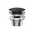 Pull Out Pop Up Bath Waste 40mm Matte Black with Overflow 55mm Thread Length [313494]