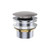 Pull Out Pop Up Bath Waste 40mm Gun Metal No Overflow 55mm Thread Length [313489]