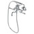 Lillian Lever Exposed Bath Tap Set with Hand Shower Chrome [313605]