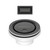 Covered Sink Basket Waste with Overflow Matte Black [310508]