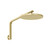 Oxley High-Rise Shower Arm and Rose 4Star Brushed Gold [312287]