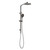Oxley Twin Shower 4Star Brushed Carbon [312295]