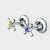 Caravelle Classic Cross Wall Tap Set Lead Free [304994]