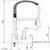 Culinary Gaston Pull-Down Sink Mixer 4Star Chrome Lead Free [304996]