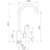 Titan Pin Sink Mixer Stainless Steel 5Star Lead Free [304997]