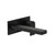 Round Square Wall BasinorBath Mixer 180mm Spout Matte Black 5Star Lead Free [304982]