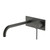 Venice Wall Bath or Basin Mixer (Curved 200mm Spout and Wall Plate) 5Star Gunmetal Lead Free [305167]