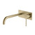 Venice Wall Bath or Basin Mixer (Curved 200mm Spout and Wall Plate) 5Star Classic Gold Lead Free [305169]