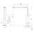 Phoenix Teva Sink Mixer 200mm Squareline Lead Free [305351]